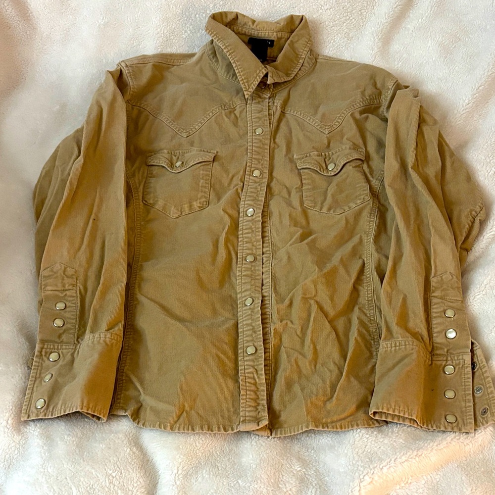 GAP Brown Corduroy Shirt